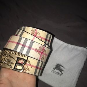 Burberry belt